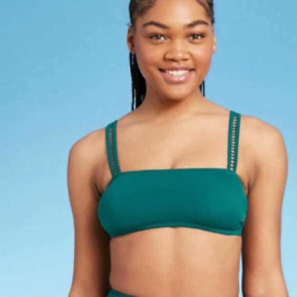 NWT SHADE & SHORE 2 pc. Bikini top & bottoms in Deep Teal - Size XL - Picture 9 of 16